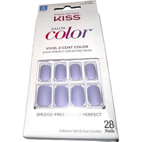 𝐊𝐈𝐒𝐒 | LAVENDER PRESS ON NAILS - Picture 4 of 4